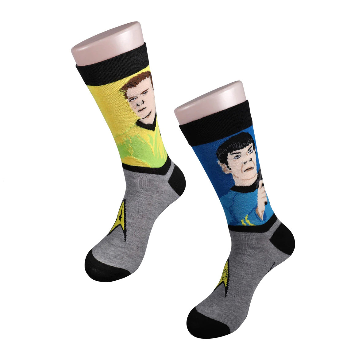 Star Trek - Kirk & Spock Dress Crew Socks - Set of 2 Pairs – The Away  Mission