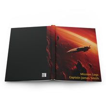 Load image into Gallery viewer, Personalized Hardcover Journal, Mission Logs
